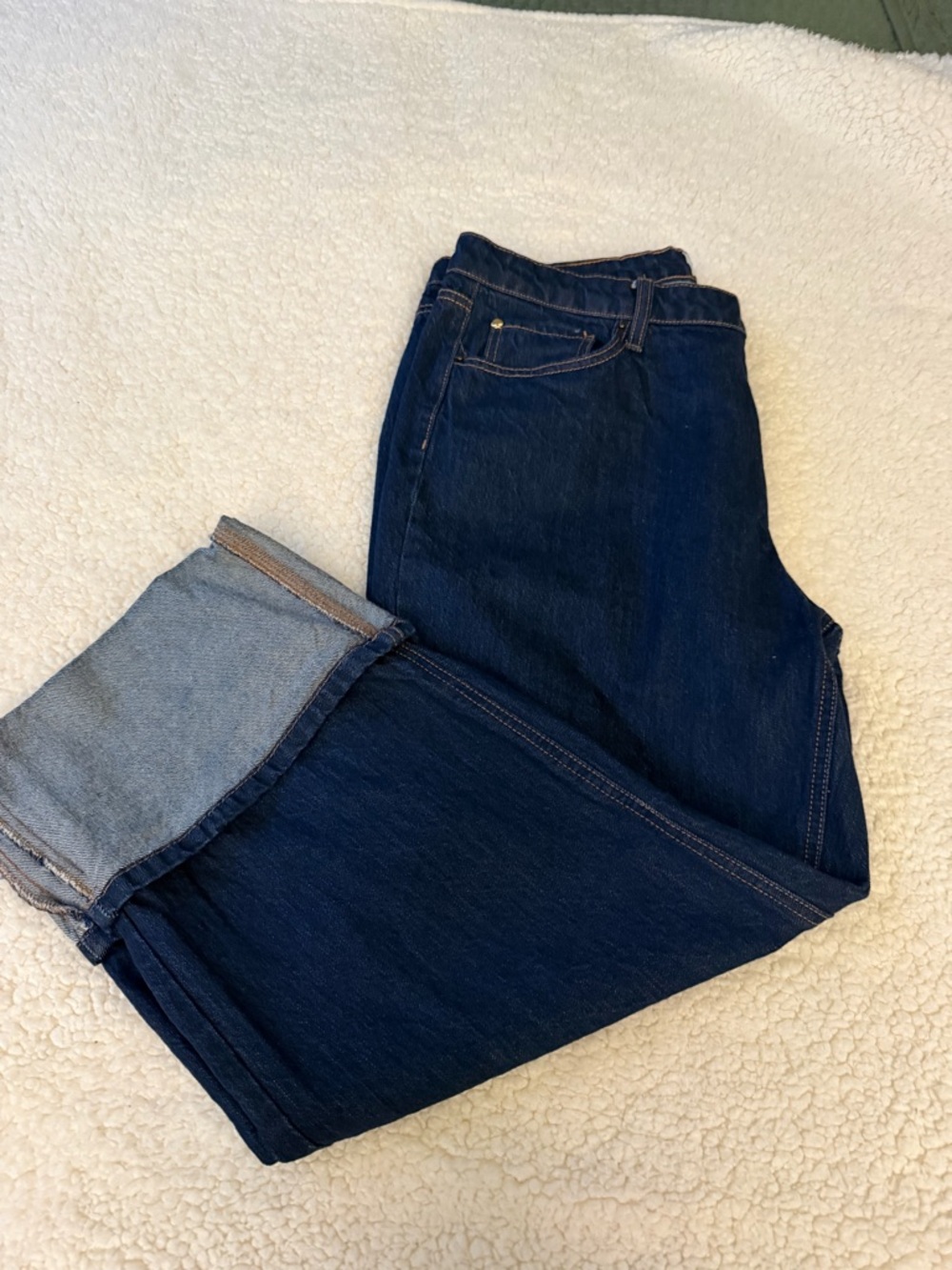 Kate Spade Women’s  Dark Indigo Cuffed Capri